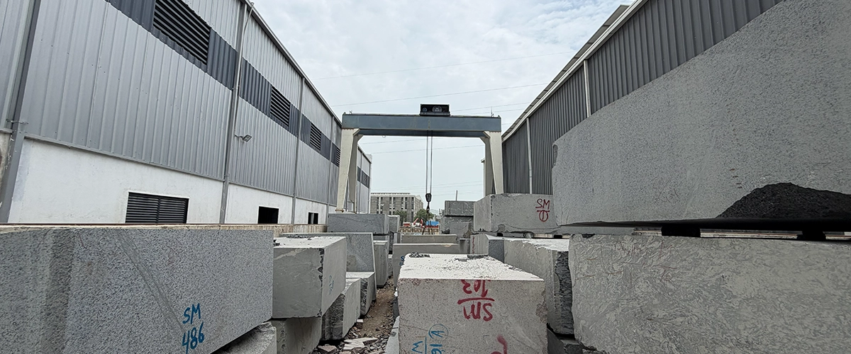 Export packing and loading area